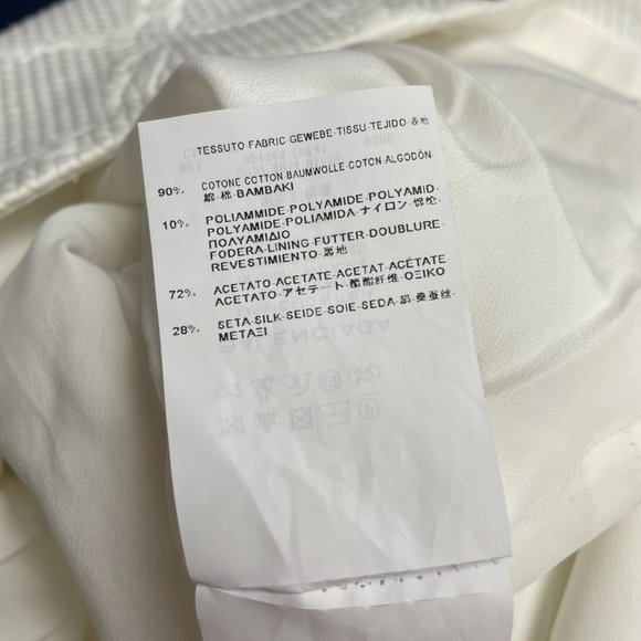 NWT BALENCIAGA White Quilted Shift Dress - Picture 15 of 15